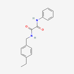 molecular formula C17H18N2O2 B4999202 N-(4-ethylbenzyl)-N'-phenylethanediamide 