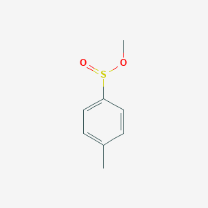 molecular formula C8H10O2S B049993 Methyl p-toluenesulfinate CAS No. 672-78-6