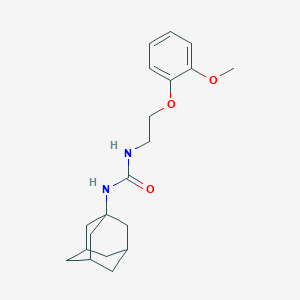 molecular formula C20H28N2O3 B499938 N-(1-adamantyl)-N'-[2-(2-methoxyphenoxy)ethyl]urea 
