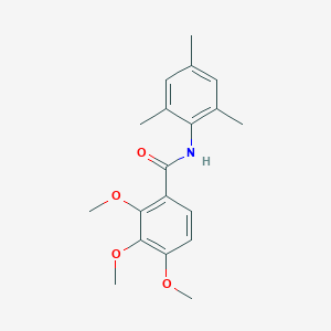 molecular formula C19H23NO4 B499952 N-mesityl-2,3,4-trimethoxybenzamide CAS No. 698987-09-6