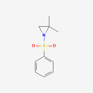 molecular formula C10H13NO2S B4999695 1-(Benzenesulfonyl)-2,2-dimethylaziridine CAS No. 5048-63-5