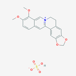 molecular formula C20H19NO8S B050003 Berberine sulfate CAS No. 633-66-9