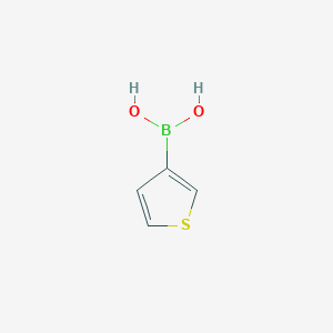 molecular formula C4H5BO2S B050007 3-Thiopheneboronic acid CAS No. 6165-69-1
