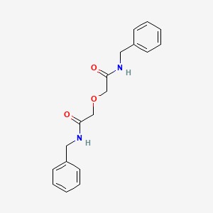 molecular formula C18H20N2O3 B5000746 N-benzyl-2-[2-(benzylamino)-2-oxoethoxy]acetamide 