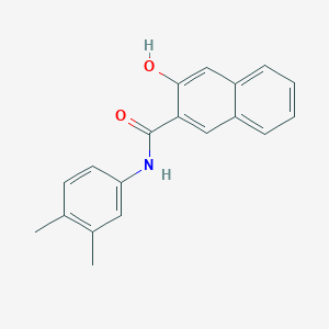 molecular formula C19H17NO2 B5001192 N~2~-(3,4-Dimethylphenyl)-3-hydroxy-2-naphthamide 