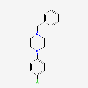 molecular formula C17H19ClN2 B5001533 1-benzyl-4-(4-chlorophenyl)piperazine CAS No. 6334-05-0