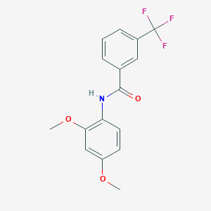 molecular formula C16H14F3NO3 B5001762 N-(2,4-dimethoxyphenyl)-3-(trifluoromethyl)benzamide 