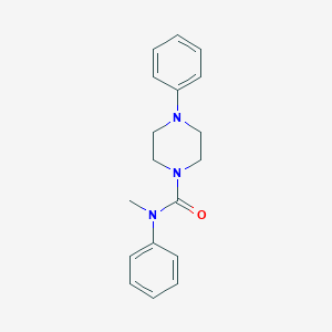 molecular formula C18H21N3O B500196 N-methyl-N,4-diphenylpiperazine-1-carboxamide CAS No. 470716-25-7