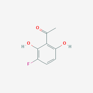 molecular formula C8H7FO3 B050020 1-(3-Fluoro-2,6-dihydroxyphenyl)ethanone CAS No. 117902-14-4