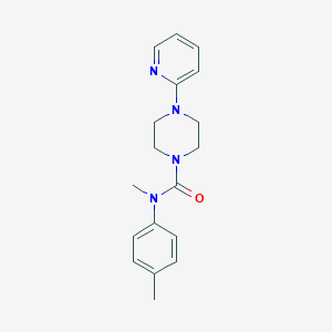 molecular formula C18H22N4O B500201 N-methyl-N-(4-methylphenyl)-4-(pyridin-2-yl)piperazine-1-carboxamide CAS No. 700860-03-3