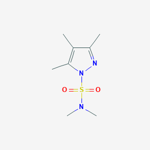 molecular formula C8H15N3O2S B500217 N,N,3,4,5-pentamethyl-1H-pyrazole-1-sulfonamide 