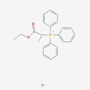 molecular formula C23H24BrO2P B050023 (1-Ethoxy-1-oxopropan-2-yl)triphenylphosphonium bromide CAS No. 30018-16-7