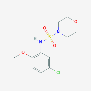 molecular formula C11H15ClN2O4S B500238 N-(5-chloro-2-methoxyphenyl)-4-morpholinesulfonamide CAS No. 890602-51-4