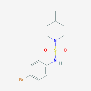 molecular formula C12H17BrN2O2S B500245 N-(4-bromophenyl)-4-methylpiperidine-1-sulfonamide CAS No. 942358-86-3