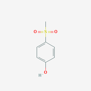 molecular formula C7H8O3S B050025 4-(Methylsulfonyl)phenol CAS No. 14763-60-1