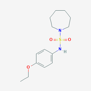 molecular formula C14H22N2O3S B500254 N-(4-ethoxyphenyl)azepane-1-sulfonamide CAS No. 838887-11-9