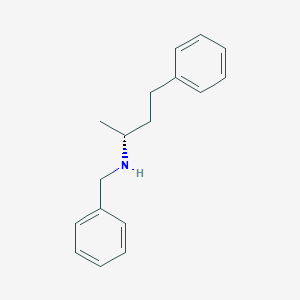 molecular formula C17H21N B050038 [(R)-3-(Benzylamino)butyl]benzene CAS No. 75659-06-2