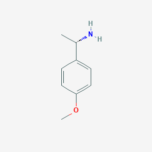 molecular formula C9H13NO B050040 (S)-(-)-1-(4-Methoxyphenyl)ethylamine CAS No. 41851-59-6