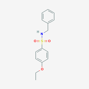 molecular formula C15H17NO3S B500405 N-benzyl-4-ethoxybenzene-1-sulfonamide CAS No. 122134-57-0