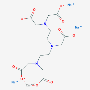 molecular formula C₁₄H₁₈CaN₃Na₃O₁₀ B050042 Pentetate calcium trisodium CAS No. 12111-24-9