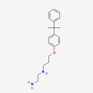 molecular formula C20H28N2O B5004708 N'-[3-[4-(2-phenylpropan-2-yl)phenoxy]propyl]ethane-1,2-diamine 