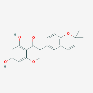 molecular formula C20H16O5 B050049 Isoderrone 