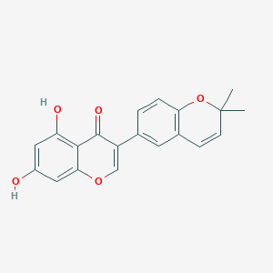 molecular formula C20H16O5 B050049 Isoderrone CAS No. 121747-89-5