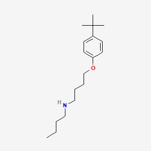 molecular formula C18H31NO B5004910 N-butyl-4-(4-tert-butylphenoxy)butan-1-amine 