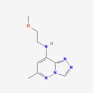 N-(2-methoxyethyl)-6-methyl[1,2,4]triazolo[4,3-b]pyridazin-8-amine