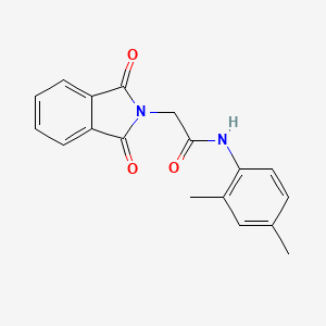 molecular formula C18H16N2O3 B5005142 N-(2,4-Dimethyl-phenyl)-2-(1,3-dioxo-1,3-dihydro-isoindol-2-yl)-acetamide 