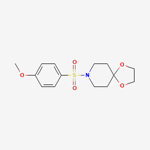 8-[(4-methoxyphenyl)sulfonyl]-1,4-dioxa-8-azaspiro[4.5]decane