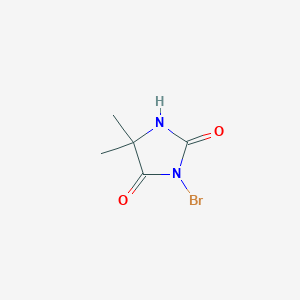 molecular formula C5H7BrN2O2 B050052 3-Bromo-5,5-dimethylimidazolidine-2,4-dione CAS No. 58402-65-6