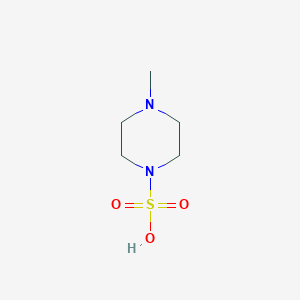 molecular formula C5H12N2O3S B050053 4-Methylpiperazine-1-sulfonic acid CAS No. 116833-23-9