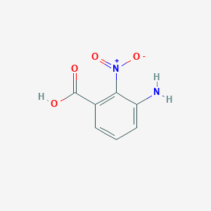 molecular formula C7H6N2O4 B050063 3-Amino-2-nitrobenzoic acid CAS No. 116465-92-0