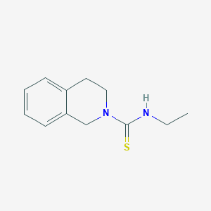 molecular formula C12H16N2S B5007183 N-ethyl-3,4-dihydro-2(1H)-isoquinolinecarbothioamide 