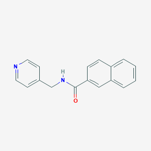 molecular formula C17H14N2O B500742 N-(4-pyridinylmethyl)-2-naphthamide 