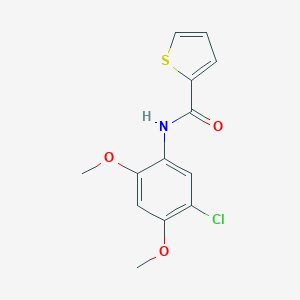 molecular formula C13H12ClNO3S B500752 N-(5-chloro-2,4-dimethoxyphenyl)thiophene-2-carboxamide 