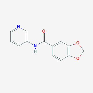 molecular formula C13H10N2O3 B500754 N-(3-pyridinyl)-1,3-benzodioxole-5-carboxamide CAS No. 332116-99-1