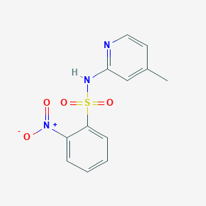 molecular formula C12H11N3O4S B5007567 N-(4-METHYL-2-PYRIDYL)-2-NITRO-1-BENZENESULFONAMIDE 