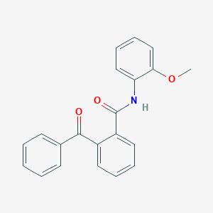 molecular formula C21H17NO3 B500757 2-benzoyl-N-(2-methoxyphenyl)benzamide 