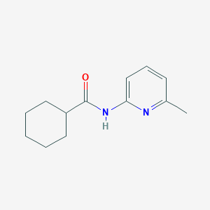 molecular formula C13H18N2O B500761 N-(6-methyl-2-pyridinyl)cyclohexanecarboxamide 