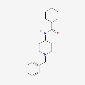 molecular formula C19H28N2O B5007878 N-(1-benzyl-4-piperidinyl)cyclohexanecarboxamide 