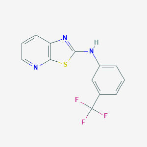 molecular formula C13H8F3N3S B500793 N-[3-(trifluoromethyl)phenyl][1,3]thiazolo[5,4-b]pyridin-2-amine 