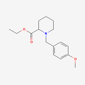 molecular formula C16H23NO3 B5007957 ethyl 1-(4-methoxybenzyl)-2-piperidinecarboxylate 