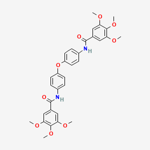 molecular formula C32H32N2O9 B5008024 N,N'-(oxydi-4,1-phenylene)bis(3,4,5-trimethoxybenzamide) 