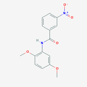 molecular formula C15H14N2O5 B5008167 N-(2,5-dimethoxyphenyl)-3-nitrobenzamide 