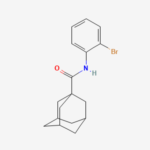 molecular formula C17H20BrNO B5008468 N-(2-bromophenyl)adamantane-1-carboxamide 