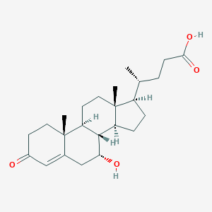 3-Oxo-7-hydroxychol-4-enoic acid