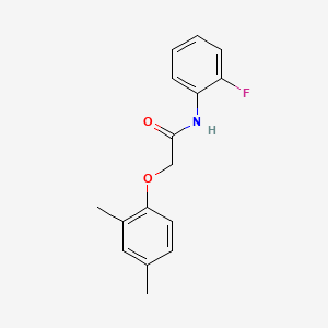 molecular formula C16H16FNO2 B5009028 2-(2,4-dimethylphenoxy)-N-(2-fluorophenyl)acetamide 