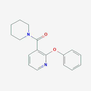 Phenyl 3-(1-piperidinylcarbonyl)-2-pyridinyl ether
